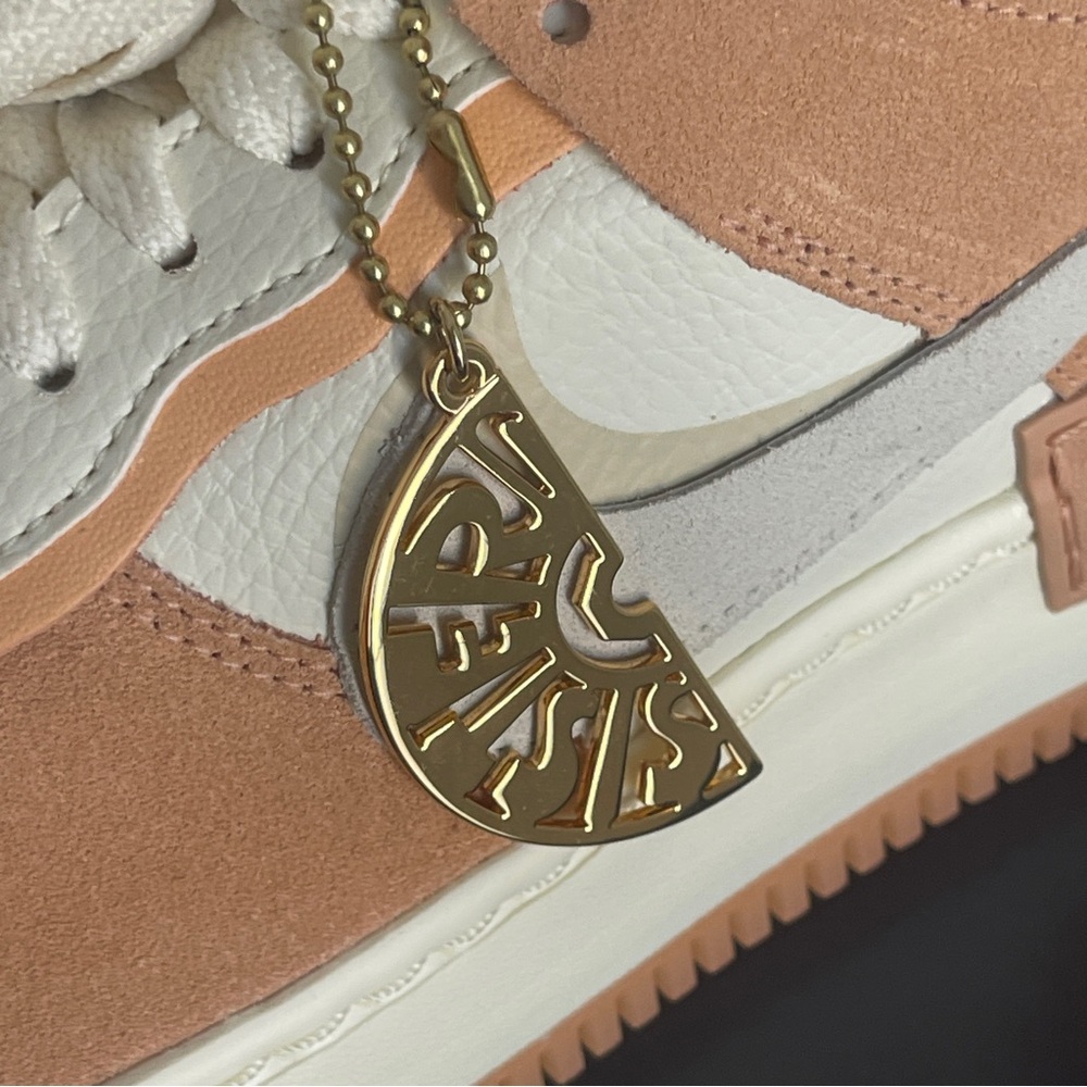 Nike Air Force 1 Shadow sisterhood in cashmere and Cream 9 streetwear orange - Picture 5 of 10